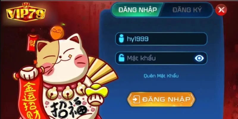 Các bước đăng nhập VIP79 qua máy tính được thực hiện rất đơn giản, nhanh chóng. 