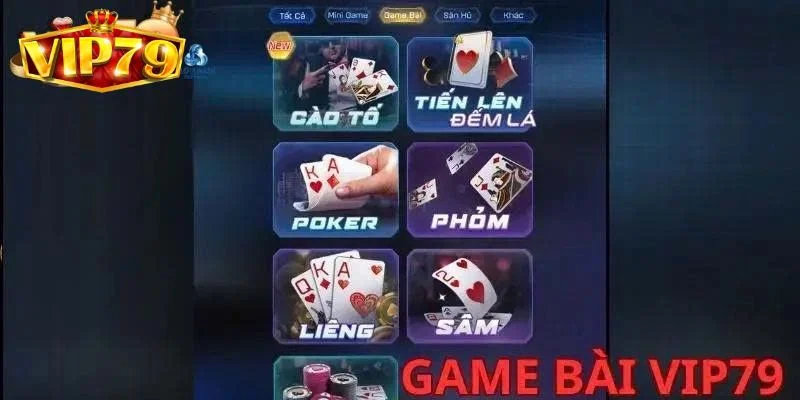 Game bài VIP79 có giao diện ấn tượng cùng loạt trò chơi hấp dẫn. 